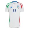 Camiseta Italia Alessandro Bastoni 23 Segunda Euro 2024